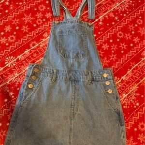 forever 21 overall skirt